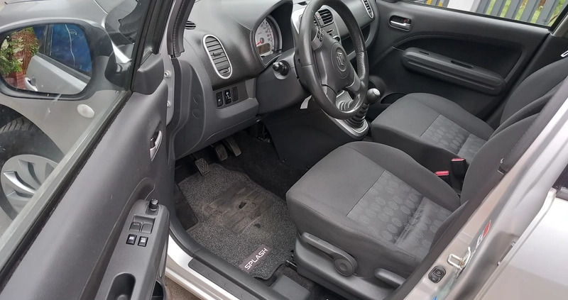 Suzuki Splash cena 12490 przebieg: 188550, rok produkcji 2009 z Kozienice małe 121
